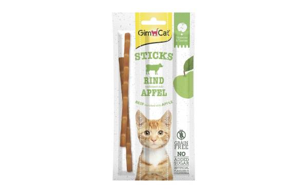 Gimpet Katzen-Snack Sticks Rind &amp; Apfel, 3 Stück