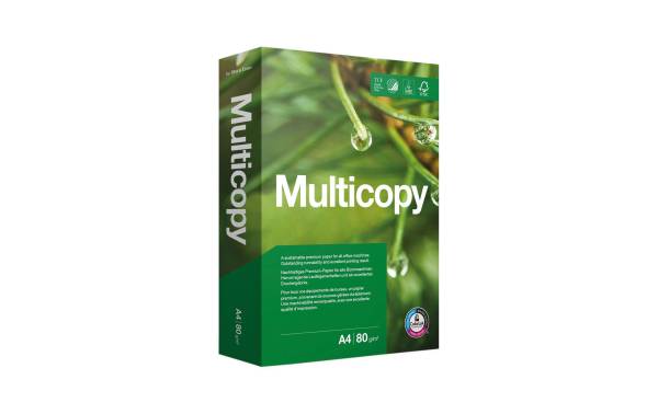 Multicopy Kopierpapier A4, Weiss, 80 g/m², 2500 Blatt