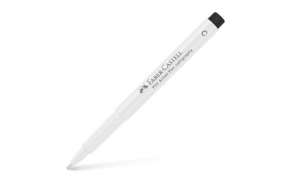 FABER-CASTELL Tuschestift PITT artist pen, weiß