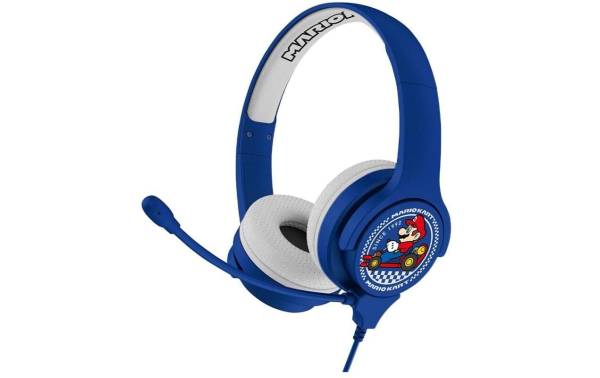 OTL On-Ear-Kopfhörer Mariokart Study Blau