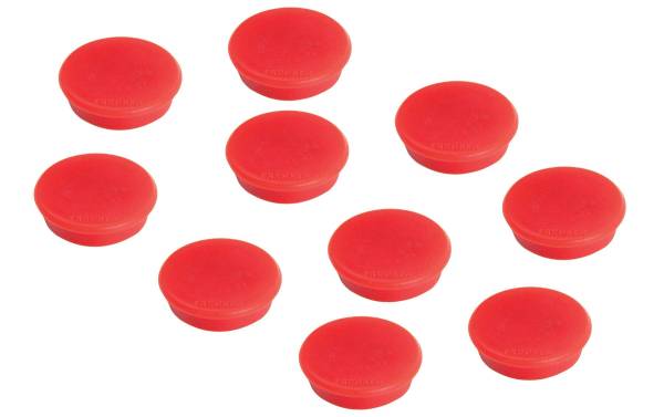 FRANKEN Haftmagnet, Haftkraft: 2.500 g, Durchm. 38 mm, rot
