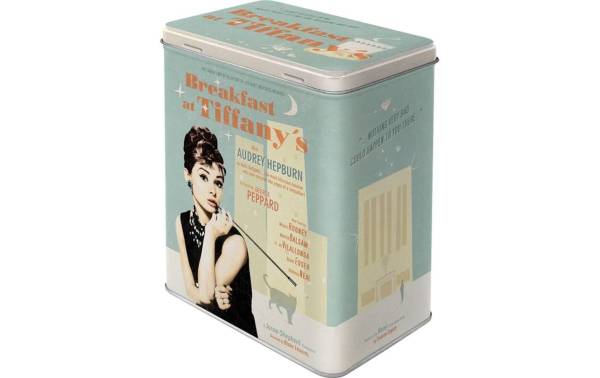 Nostalgic Art Vorratsdose Breakfast at Tiffanys 3 l, Beige/Schwarz/Türkis