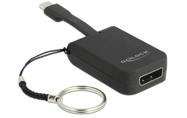 Delock Adapter USB-C – DisplayPort 4K, 60 Hz, mit Schlüsselanhänger