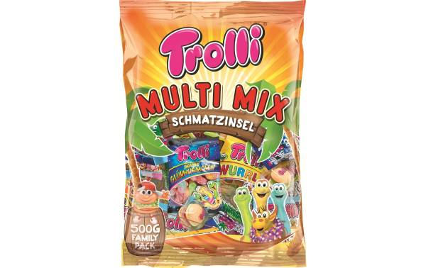 Trolli Gummibonbons Multi Mix Schmatzinsel 500 g