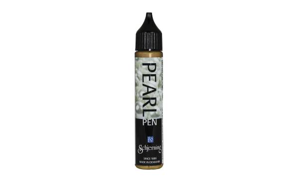 Schjerning Perlentropfenfarbe Pearl Pen 28 ml, Caramell