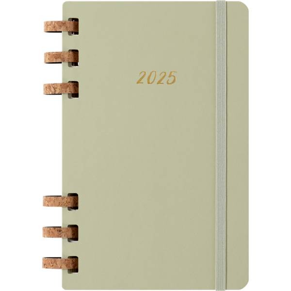 MOLESKINE Agenda Spiral Life Large 2025 056999271510 1W/1S 12M kiwi 13x21cm