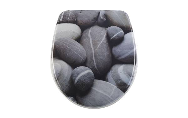 Diaqua Toilettensitz Nice Stones Absenkautomatik, Grau