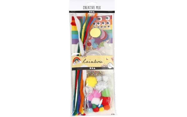 Creativ Company Bastelset Mix Regenbogen 10-teilig