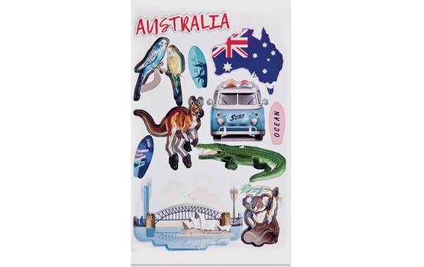 HobbyFun Motivsticker Australien 1 Blatt