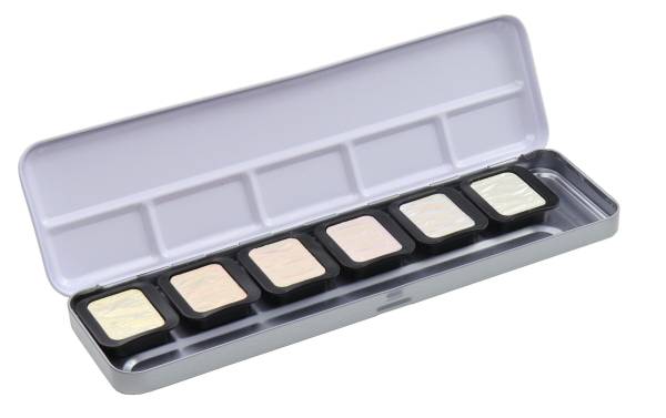 Perlglanzfarbe Finetec Box Essentials Pixie Dust 6 Farben TALENS F5600