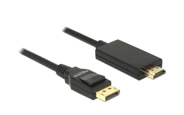 Delock Kabel DisplayPort – HDMI, 1 m