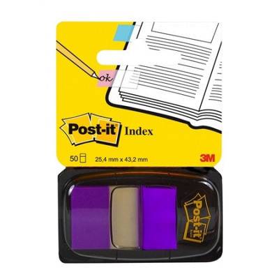 Index Tabs 25.4x43.2mm violett/50 Tabs POST-IT 680-8