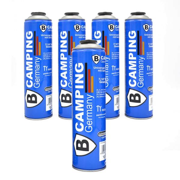 Gaskartusche Butan Universal mit Schraubventil 330g für Gaskocher und Gasbrenner