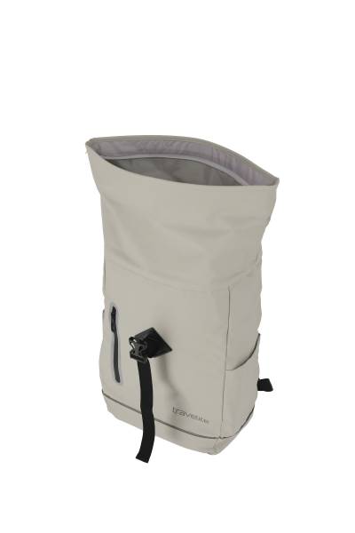 Travelite BASICS Roll-Up Rucksack Plane, Elfenbein