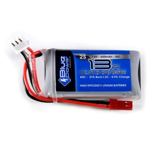 EP RC-Akku LiPo 450 mAh 7.4 V 30C BluePower