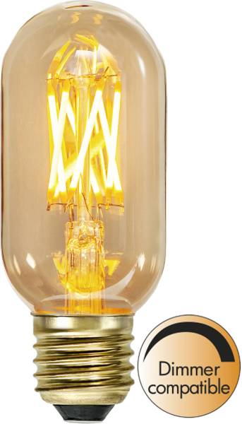 LED Leuchtmittel E27 T45 Vintage Gold