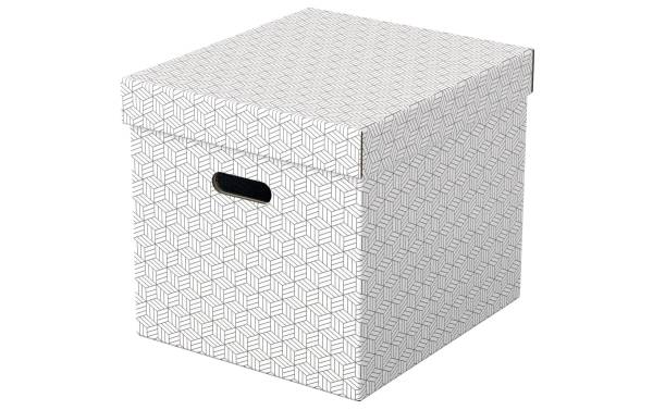 Aufbewahrungsboxen Home Cube 365x320x315mm, weiss 3 Stk ESSELTE 628288