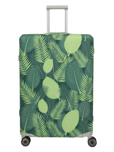 Travelite ACCESSOIRES Kofferhülle L, Blau "Federn"