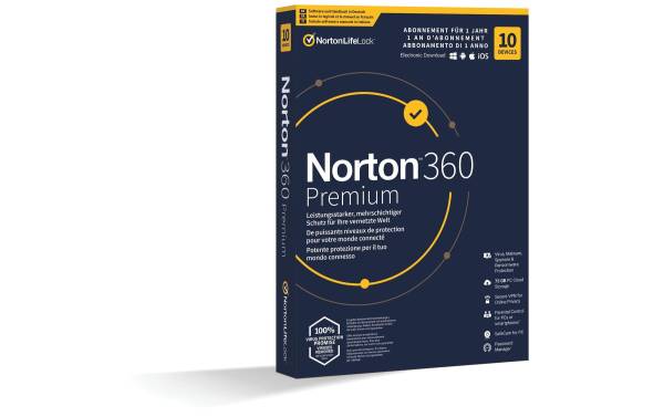Norton Security 360, 10 Geräte NORTON 21401900