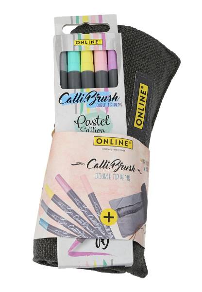 Calli Brush Pens Double Tip in Roll Pouch ONLINE 19130