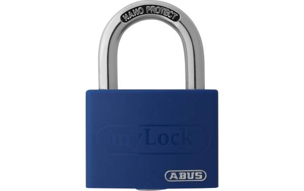 Abus Vorhängeschloss T65AL/40 Blau Aluminium