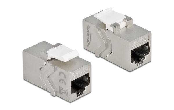 Delock Keystone-Modul RJ45 – RJ45, Cat.6A geschirmt, 1 Stück