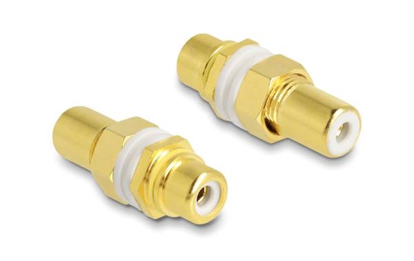 Delock Audio-Adapter Buchse/Buchse Cinch – Cinch