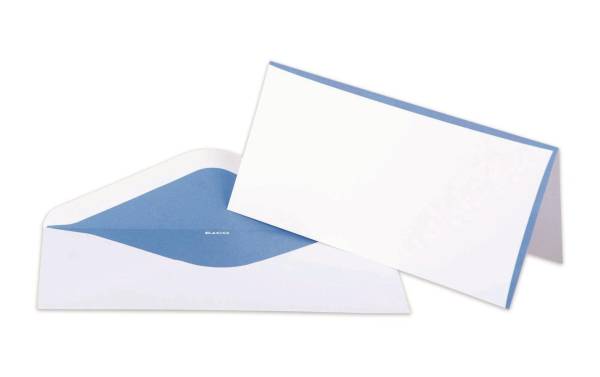 Couverts/Karten Prestige CA5/6 2x5 Stück blau ELCO 71719.12
