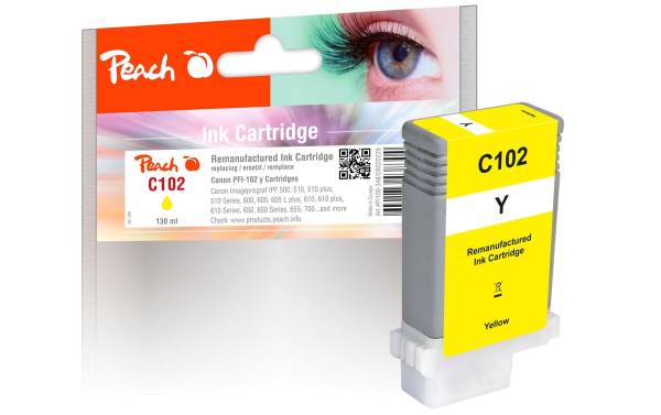 Peach Tinte Canon PFI-102 Yellow