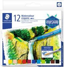 STAEDTLER Aquarellkreide Design Journey, 24er Kartonetui