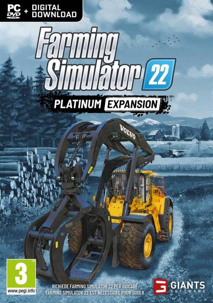 Farming Simulator 22 – Platinum Expansion [Add-On] [DVD] [PC] (F/I)