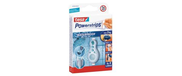 Powerstrips Waterproof weiss, Large, 6 Stück TESA 597000000