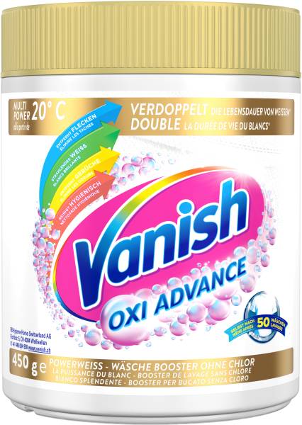 VANISH Pulverwaschmittel 0.45kg 3164852 Gold Advance Weiss