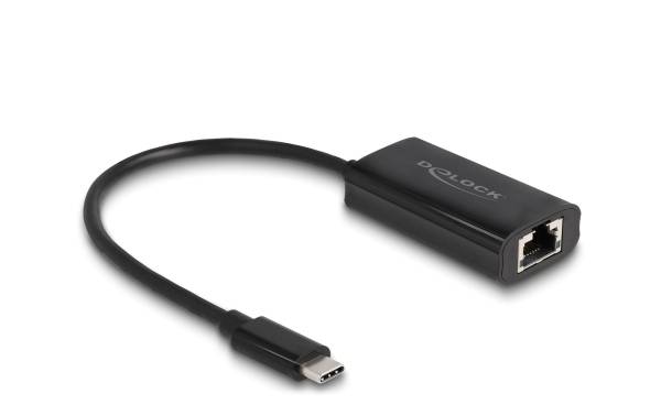 Delock Netzwerk-Adapter Gigabit mit Power Delivery 100 W USB Typ-C
