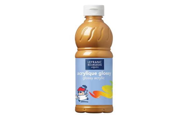 LEFRANC Acrylfarbe Glossy 500 ml, Gold