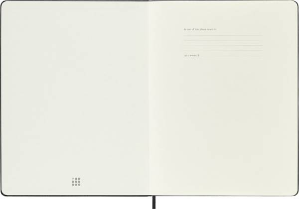 MOLESKINE Notizbuch, XL, blanko, Hardcover, schwarz