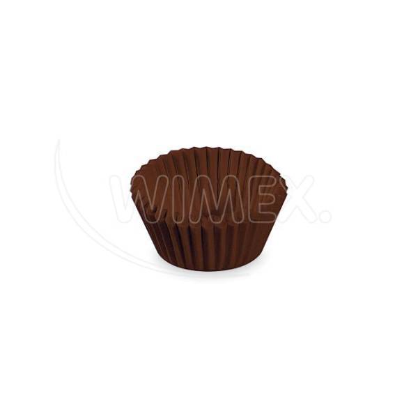 Pralinenkapsel (PAP) braun 24 x 18 mm – 1000 Stück