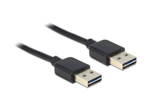Delock USB 2.0-Kabel EASY-USB USB A – USB A 3 m
