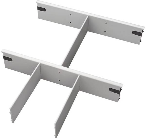 APOLLO Trennsteg-Set VACTR grau, für Rollcontainer