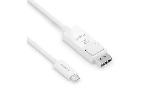 PureLink Kabel IS2220-020 USB Type-C – DisplayPort, 2 m, Weiss
