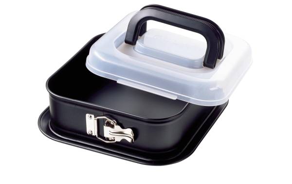 Kaiser Springform Quadratisch mit Transporthaube