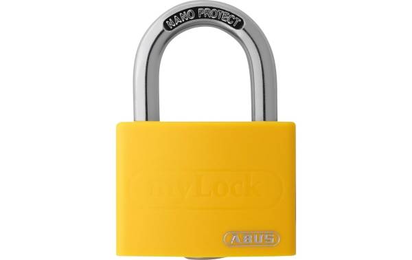 Abus Vorhängeschloss T65AL/40 Gelb Aluminium