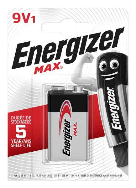 Batterie Max 9V 1 Stück ENERGIZER 6LR61