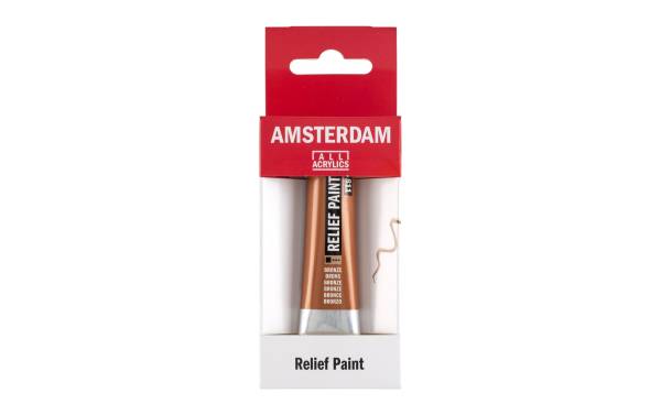 Amsterdam Acrylfarbe Reliefpaint 811, 20 ml, Bronze