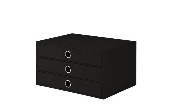 Rössler Schubladenbox S.O.H.O. A4 Schwarz
