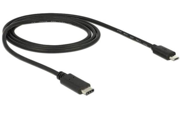 Delock USB 2.0-Kabel USB C – Micro-USB B 1 m