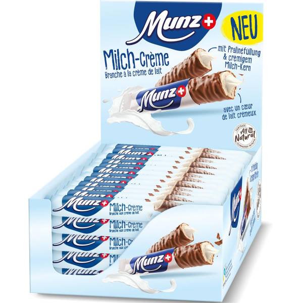 MUNZ Schokoladenriegel 01709 Milch-Crème 40x46g