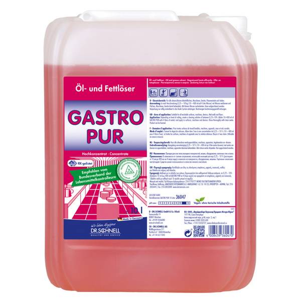 GASTRO PUR Öl- und Fettlöster