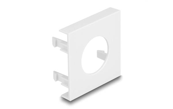 Delock Easy 45 Modulblende Loch-Ausschnitt Ø 24 mm 5 Stück, Weiss