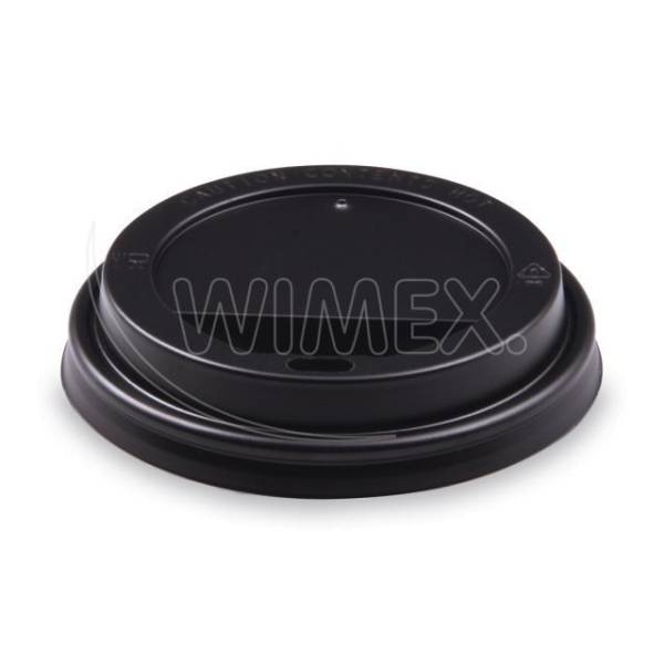 Domdeckel (PS) schwarz 90mm – 100 Stück